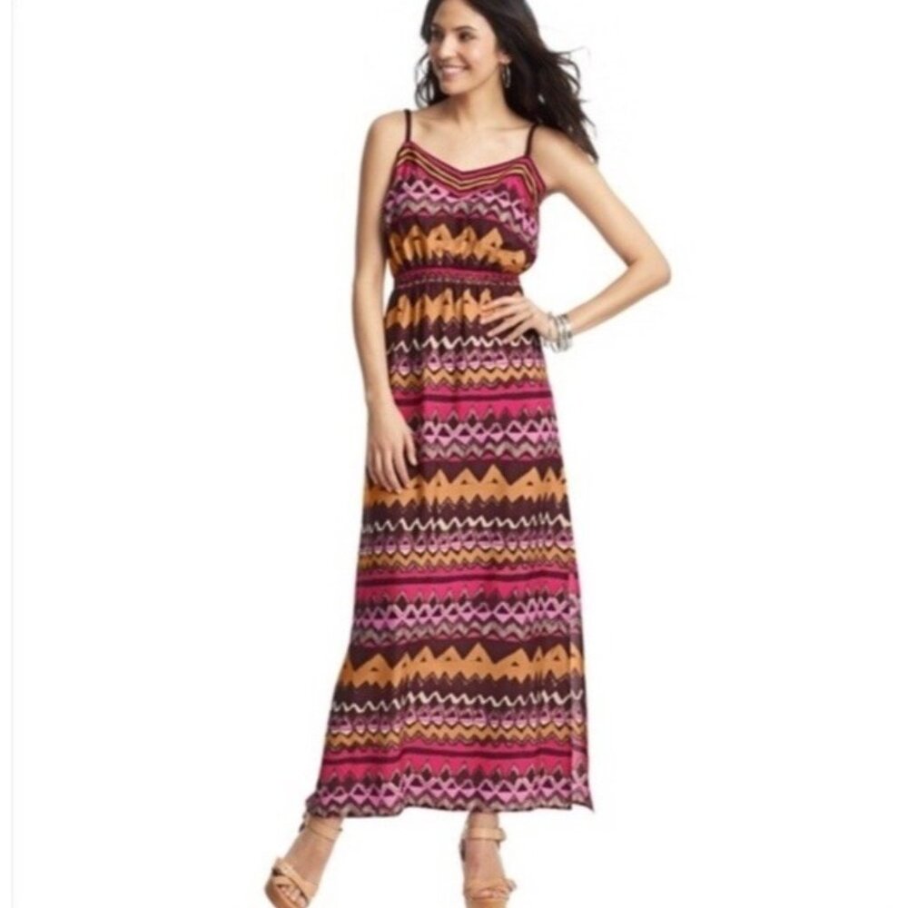 LOFT Multicolor Maxi Dress